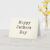 Zeitgenössische der Vatertags-Karte Karte (Gelbe Blume)