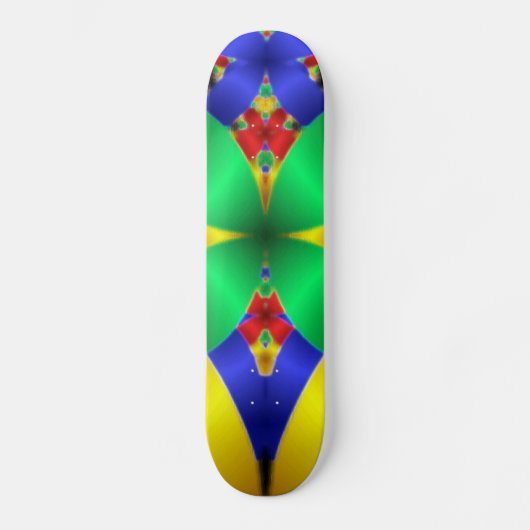 Zeitgenössische Digital-Kunst Skateboard (Vorderseite)