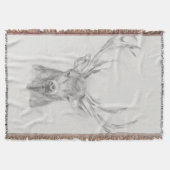 Zeitgenössische Elch-Skizze Decke (Vorderseite)