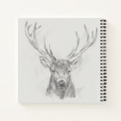 Zeitgenössische Elk Sketch Notizblock (Rückseite)