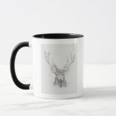 Zeitgenössische Elk Sketch Tasse (Links)