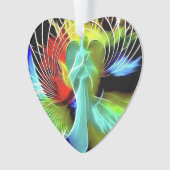 Zeitgenössische Engel-Akrylverzierung Ornament (Vorderseite)