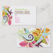 Zeitgenössische Entwurfs-Visitenkarte Visitenkarte (Vorne/Hinten)