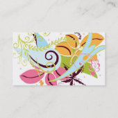 Zeitgenössische Entwurfs-Visitenkarte Visitenkarte (Rückseite)