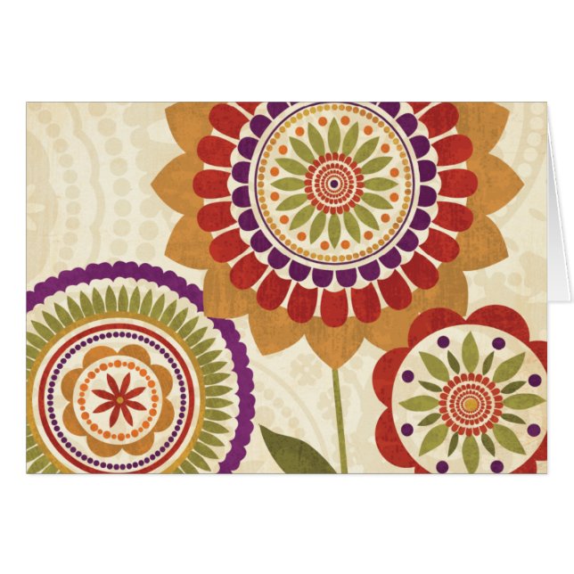 Zeitgenössische Fall-Blumen (Vorderseite (Horizontal))