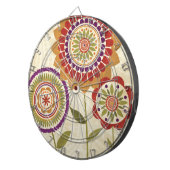 Zeitgenössische Fall-Blumen Dartscheibe (Vorderseite rechts)