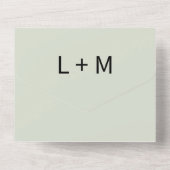 Zeitgenössische Feiertage All In One Einladung (Rückseite)