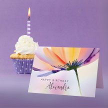 Zeitgenössische florale Gewohnheit Geburtstag jede
