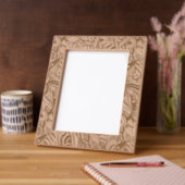 Zeitgenössische, florale Muster gravierte Rahmen (Links)