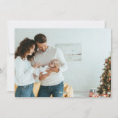 Zeitgenössische Fotos frohen Weihnachten (Rückseite)