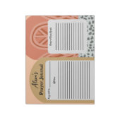 Zeitgenössische Frauen Christliches Prayer Journal Notizblock (Rotiert)