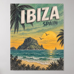 Zeitgenössische Garten Statement Wandkunst Poster