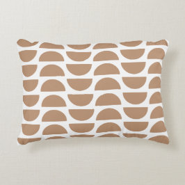 Zeitgenössische gelbe Abstrakte Geometrie Dekokissen