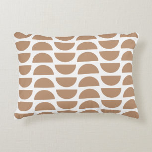 Zeitgenössische gelbe Abstrakte Geometrie Dekokissen