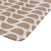 Zeitgenössische gelbe Abstrakte Geometrie Schneidebrett (Ecke)