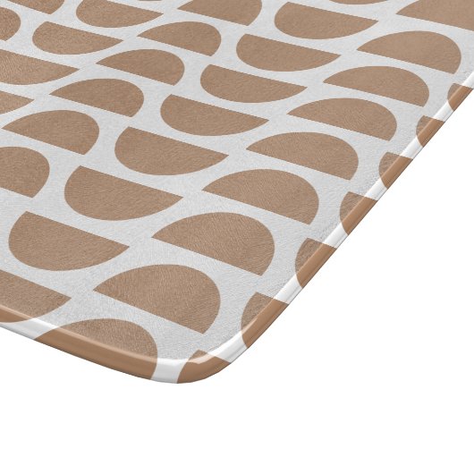 Zeitgenössische gelbe Abstrakte Geometrie Schneidebrett (Ecke)