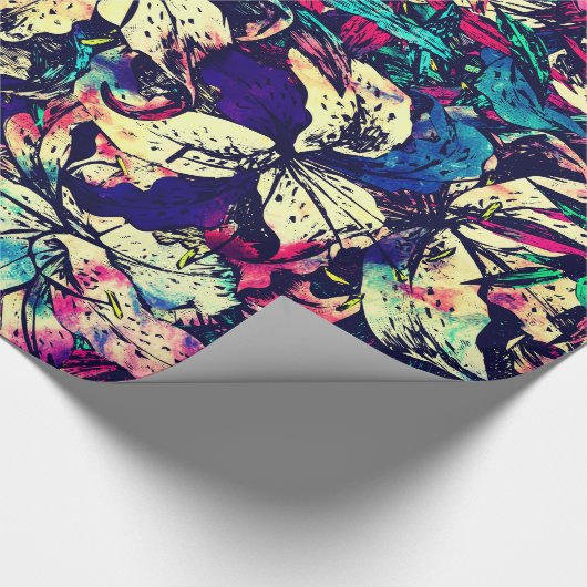 Zeitgenössische Geschenkpapier (Ecke)