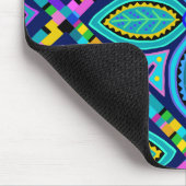 Zeitgenössische Granny-Platz-Blume Mousepad (Ecke)
