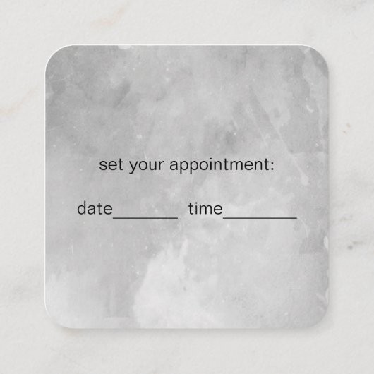 Zeitgenössische graue Loyalität / Ernennung Treuekarte (Rückseite)