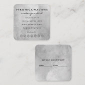 Zeitgenössische graue Loyalität / Ernennung Treuekarte (Vorne/Hinten)