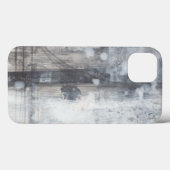Zeitgenössische graue Malerei Case-Mate iPhone Hülle (Rückseite (Horizontal))