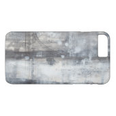 Zeitgenössische graue Malerei Case-Mate iPhone Hülle (Rückseite (Horizontal))