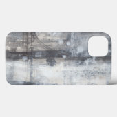 Zeitgenössische graue Malerei Case-Mate iPhone Hülle (Rückseite (Horizontal))