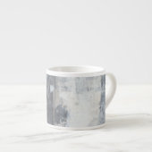 Zeitgenössische graue Malerei Espressotasse (Vorderseite Rechts)