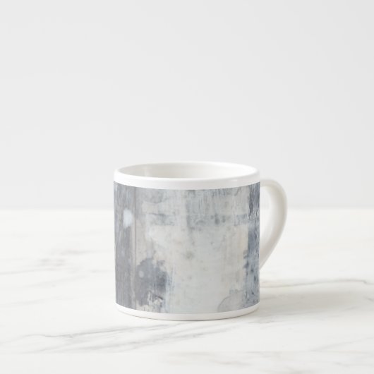 Zeitgenössische graue Malerei Espressotasse (Vorderseite Rechts)