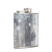 Zeitgenössische graue Malerei Flachmann (Rechts)