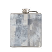 Zeitgenössische graue Malerei Flachmann (Rückseite)