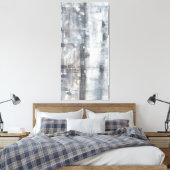 Zeitgenössische graue Malerei Leinwanddruck (Insitu (Schlafzimmer))