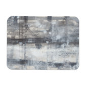 Zeitgenössische graue Malerei Magnet (Horizontal)