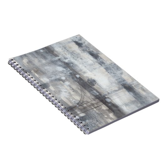 Zeitgenössische graue Malerei Notizblock (Rechte Seite)