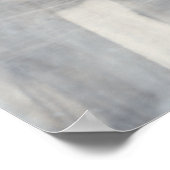 Zeitgenössische graue Malerei Poster (Ecke)