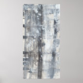 Zeitgenössische graue Malerei Poster (Vorne)