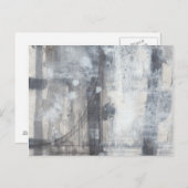 Zeitgenössische graue Malerei Postkarte (Vorne/Hinten)
