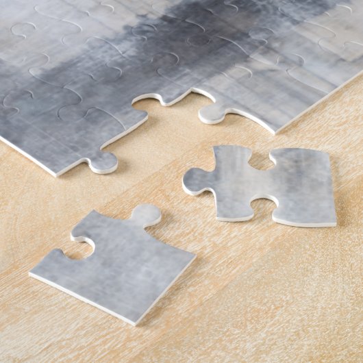Zeitgenössische graue Malerei Puzzle (Seite)