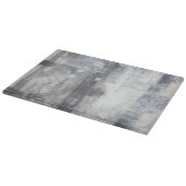 Zeitgenössische graue Malerei Schneidebrett (Ecke)