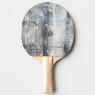 Zeitgenössische graue Malerei Tischtennis Schläger