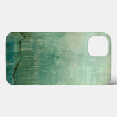Zeitgenössische grüne Farbe Case-Mate iPhone Hülle (Rückseite (Horizontal))