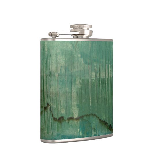 Zeitgenössische grüne Farbe Flachmann (Rechts)