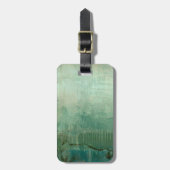 Zeitgenössische grüne Farbe Gepäckanhänger (Vorderseite vertikal)