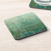 Zeitgenössische grüne Farbe Getränkeuntersetzer (Linke Seite)