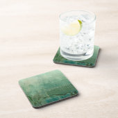 Zeitgenössische grüne Farbe Getränkeuntersetzer (Rechte Seite)