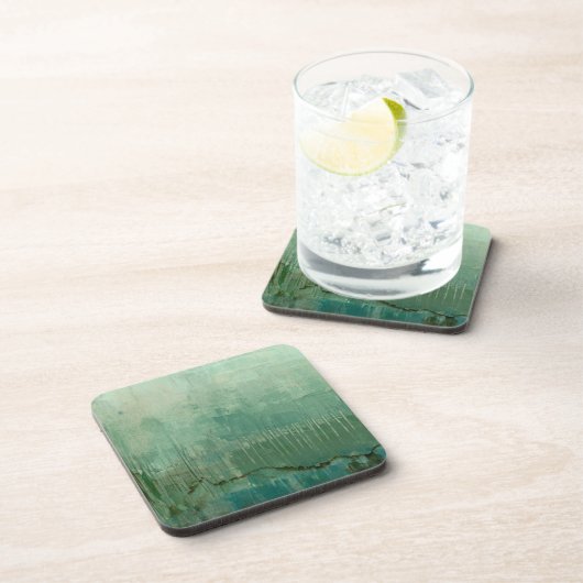 Zeitgenössische grüne Farbe Getränkeuntersetzer (Rechte Seite)