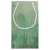 Zeitgenössische grüne Farbe Kleine Geschenktüte (Rückseite)