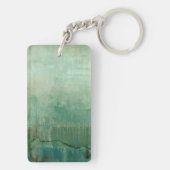 Zeitgenössische grüne Farbe Schlüsselanhänger (Rückseite)