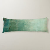 Zeitgenössische grüne Farbe Seitenschläferkissen (Vorderseite)