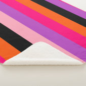 zeitgenössische Halloween-Streifen Sherpadecke (3/4)